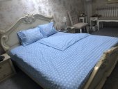 Lenjerie de pat pentru doua persoane, TDK Iacob, 100% bumbac, multicolor, 220x240 cm